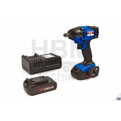 Clé à chocs électrique HBM 1/2" 18 Volt 2.0 AH - 250 NM - 7667