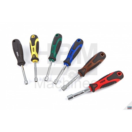 Jeu de tournevis professionnels à douille, 6 pièces - 7751