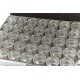 boite rangement alu avec 40 pots aluminium rond diamètre 22mm - 6216