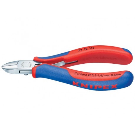 Pince coupante de côté pour l'électronique, polie, 115 mm KNIPEX - PCCE-KPX771