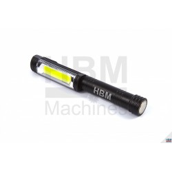 Mini lampe de poche alu à LED 400 lumen, base magnétique - 7815 