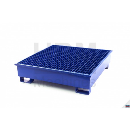 Bac de récupération pour barils d'huile de 260 litres, égouttoir pour 4 barils - 8399