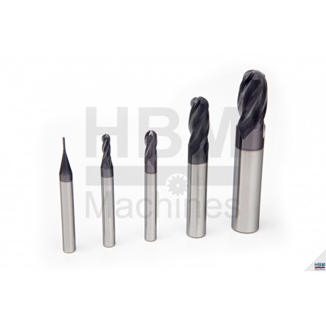 Fraise à rainurer HM  4 dents Ø 1 mm - 02265