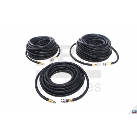 Tuyau à air en caoutchouc professionnel avec accouplements, 5 ml - 7387 