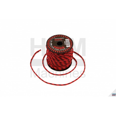 QL 30 mètres corde 3 mm, capacité 150 kg Rouge/Noir - 4000006