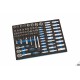 Ensemble 262 outils + racks mousse pour servante d'atelier - 7581