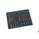 Ensemble 262 outils + racks mousse pour servante d'atelier - 7581