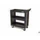 Chariot à outils universel 3 étagères noir - 8492