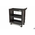 Chariot à outils universel 3 étagères noir - 8492