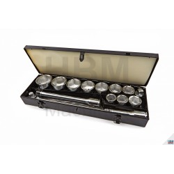 HBM Ensemble de douilles de 1", 15 pièces - 8446