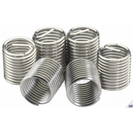 VÖLKEL Jeu 5 inserts type Hélicoil M12 x 1.75 mm, 1.0D - 40221