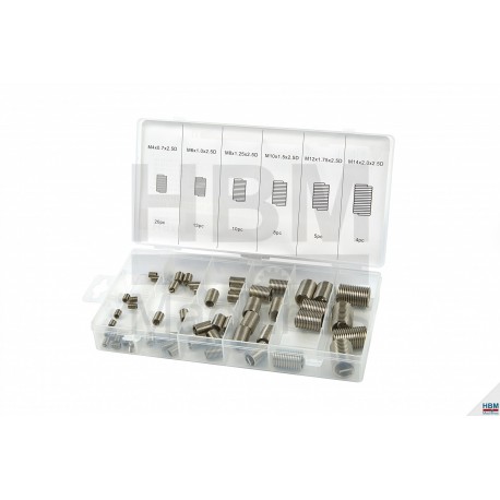 Kit de réparation de filetage M4-M14, 60 pièces - 7532