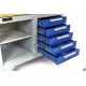 Etabli plateau bois 1370 mm avec tiroirs - 01788