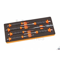 Beta M240 Jeu 7 Chasse-goupille rack mousse - 024500240