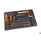 Beta T288 Jeu d'outils divers 10 pièces rack mousse - 024240288