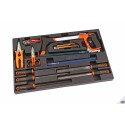 Beta T288 Jeu d'outils divers 10 pièces rack mousse - 024240288