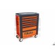 Beta Servante d'atelier 7 tiroirs Orange C33 7/O - 033000271
