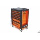 Beta Servante d'atelier 7 tiroirs Orange C33 7/O - 033000271