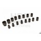 AOK Ensemble de douilles de puissance 1/2", 16 pièces - 6110