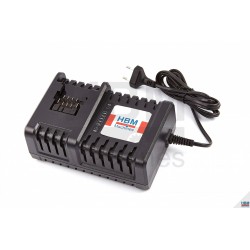 HBM Chargeur de batterie pour HBM 1/2" Clé à chocs électrique 18 Volt 2.0 AH - 250 NM - 8405
