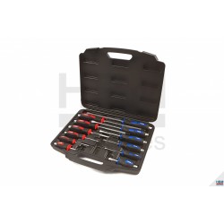 HBM Profi Jeu de 12 tournevis résistant aux chocs - 8437
