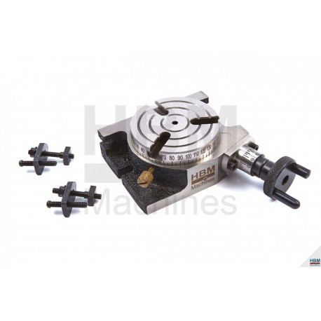 Table rotative Ø 75 mm + brides - 7175