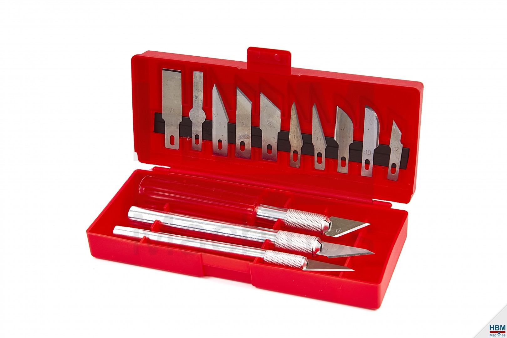 Coffret cutters couteaux modélisme avec lames 16 pièces tout métal - 7238 -  MACHINES ET OUTILS-FRANCE