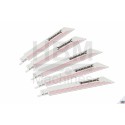 Lame de scie sabre 18 Tpi 150 mm Pack 5 pièces - 5054