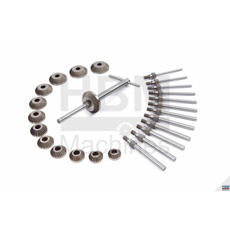 HBM Coffret de fraises à rectifier les sièges de soupapes 13 pièces - 7792
