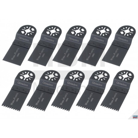 Qblades UN93 Jeu de lames de scies à bois 10 + 1 pièces - QBL380666