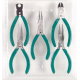 Jeu 5 pinces miniatures inox - 125