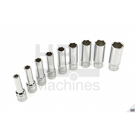 AOK Jeu 9 Douilles Super Grip 1/2" - 5213