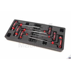 HBM Jeu 7 poignées en T hexa rack pour servante HBM - 3183