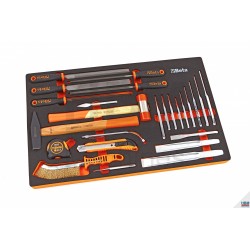 Beta M230 Set 25 outils rack mousse pour servante - 024500230