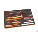 Beta M230 Set 25 outils rack mousse pour servante - 024500230