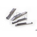 HBM Jeu 2 outils à fileter 55 et 60°, 8, 10 ou 12 mm