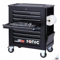 Sonic S10 Servante d'atelier Xtra-robuste 8 Tiroirs 460 outils - 746009