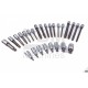 MASTERCRAFT Coffret 88 Embouts de vissage Spline, Torx, Hexa - 9061