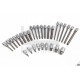 MASTERCRAFT Coffret 88 Embouts de vissage Spline, Torx, Hexa - 9061