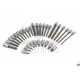 MASTERCRAFT Coffret 88 Embouts de vissage Spline, Torx, Hexa - 9061