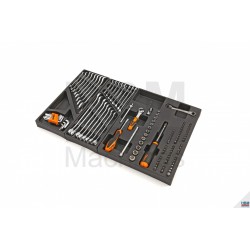 BETA 592414 BNL Jeu 159 outils pour servante d'atelier dans racks plastique - 059240107