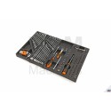 BETA 592414 BNL Jeu 159 outils pour servante d'atelier dans racks plastique - 059240107