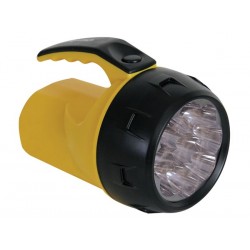 Lampe-torche puissante 9 LEDs + 4 Piles - PEFL07