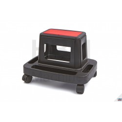 HBM Chaise - tabouret mobile avec compartiment de rangement - 8864