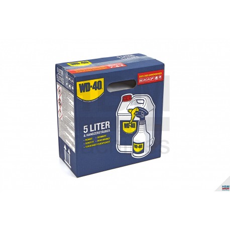 WD-40 Lubrifiant bidon 5 l + flacon spray - 9137