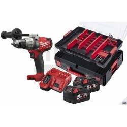 Milwaukee M18 FPD-502XA Perceuse à percussion 18V 5,0Ah - 4933464127