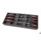 HBM Jeu 7 Tournevis rack pour servante - 3180