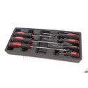 HBM Jeu 7 Tournevis cruciformes rack pour servante - 3181