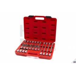 Coffret 26 douilles 1/2" avec embouts cannelés - 3606