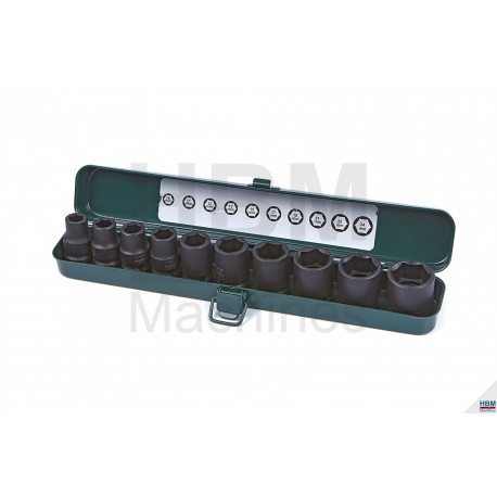 Metabo Jeu 10 Douilles de force 1/2" - 628831000